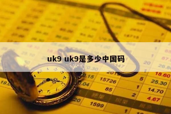 uk9 uk9是多少中国码