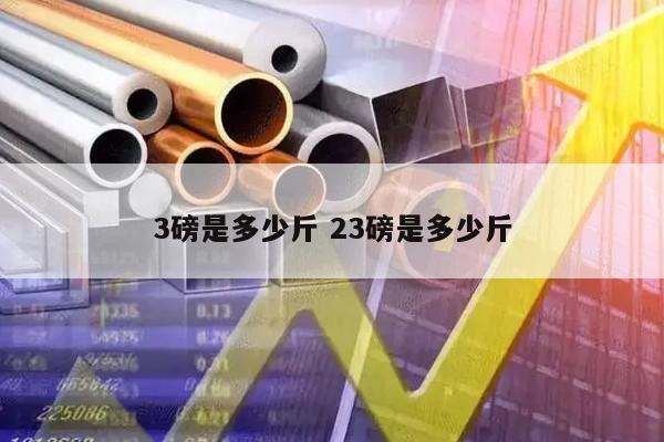 3磅是多少斤 23磅是多少斤